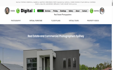 Digital 1 Real Estate Photography Website
