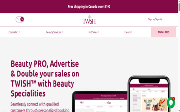 Twish Beauty E-Commerce Website