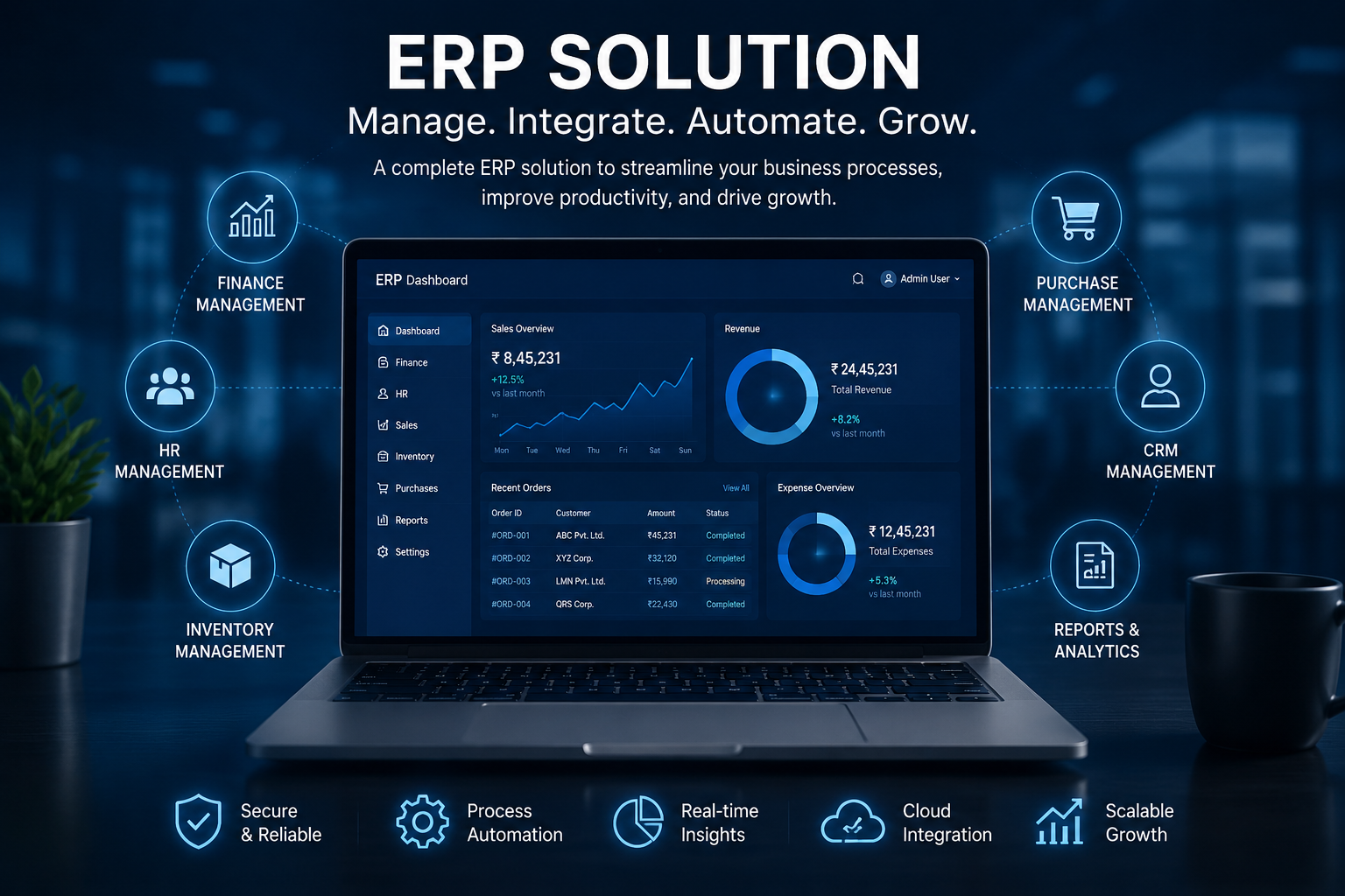 Webvire ERP Software Development Services